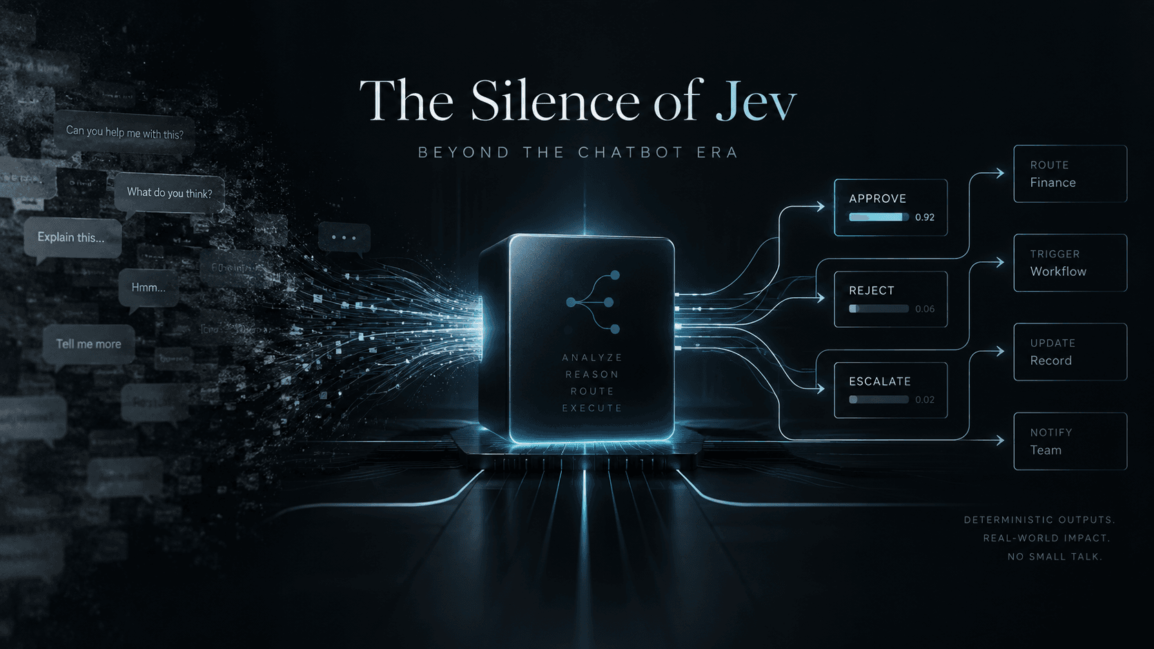 The Silence of Jev: Why AI’s Next Breakthrough May Not Be a Chatbot